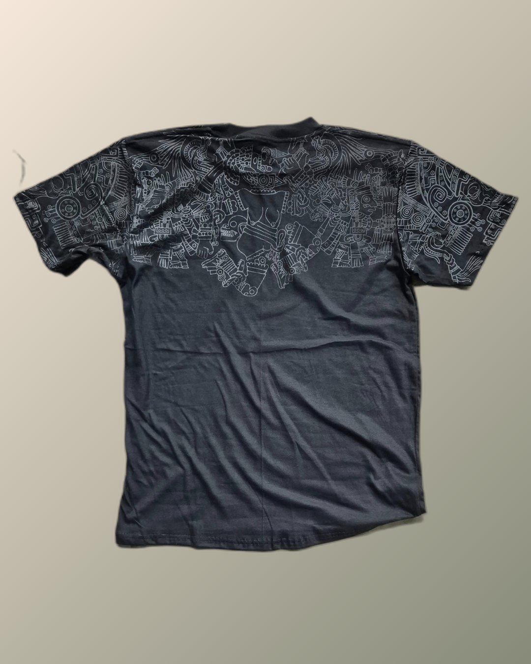 Psychedelic Preshispanic Skull Inspired T-shirt | UV Reactive Screen print | Rave Festival Wear