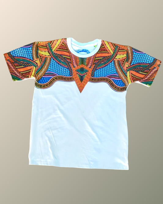 Psychedelic Alebrije Skin Pattern Inspired T-shirt | UV Reactive Screen print | Rave Festival Wear (Copy)